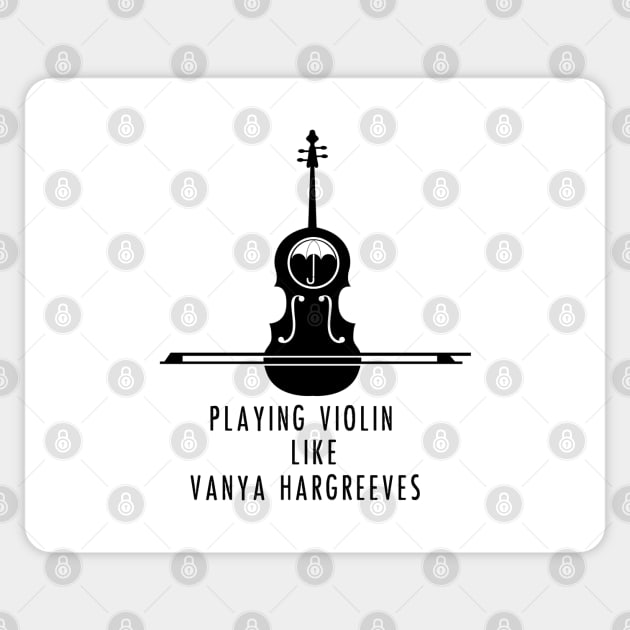 playing violin like vanya hargreeves Sticker by gochiii